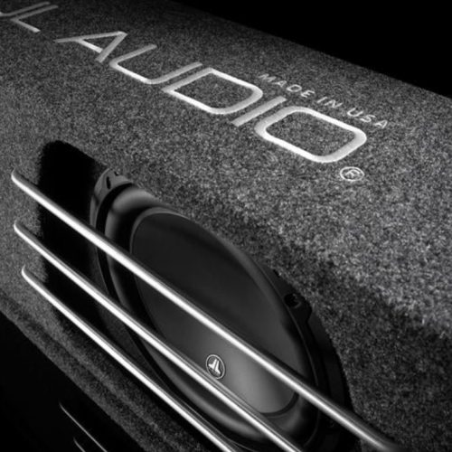 JL Audio HO112RG-W3v3 Ported H.O. Wedge™ enclosure with one 12″ W3v3 subwoofer